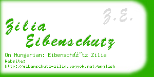 zilia eibenschutz business card